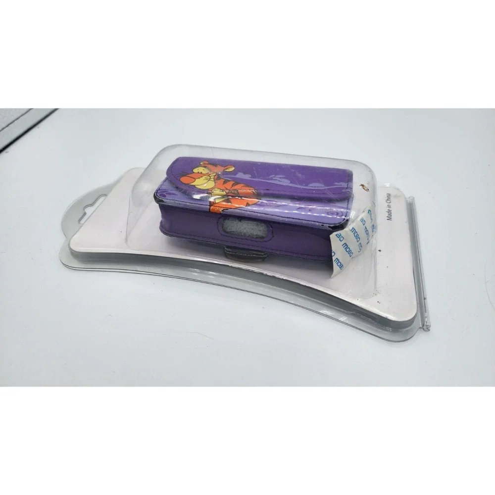 Vintage Disney Tigger Purple Case MOBO Belt Clip Pouch Y2K HP02-PE-TIG